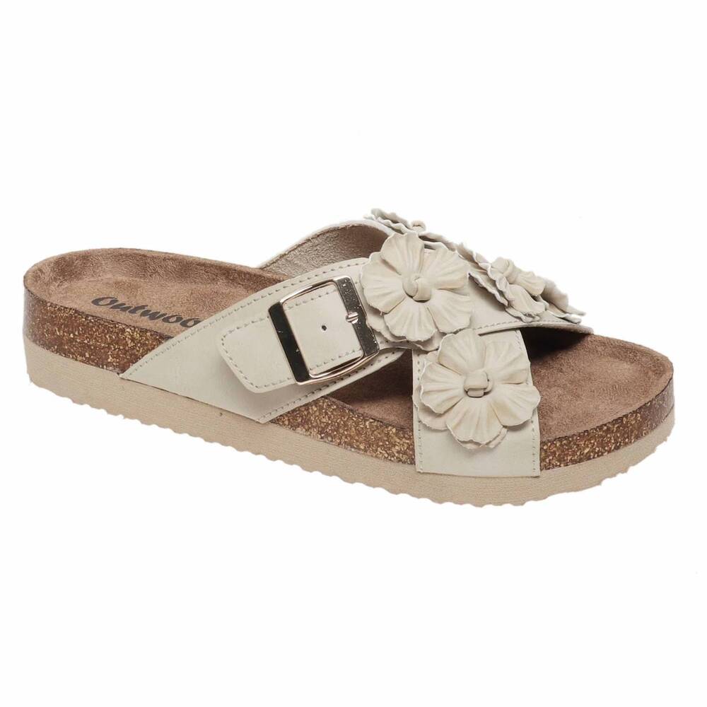 NEW OUTWOODS women's prime 3 sandals in nude